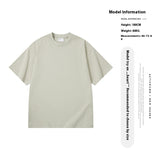 Washed Old T-shirt Men's Drop Shoulder Loose Cotton Base Shirt